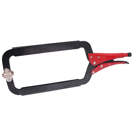 Urrea Pliers, C-Clamp with swivel pads 11-13/16" 4111